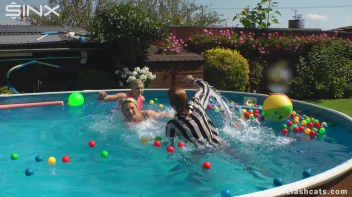 Tennis Girls Catfight and Get Soaking Wet - Cam 1 Screencap 66 on sinx.preview.netperv.com