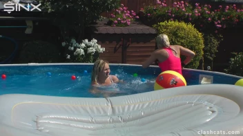 Tennis Girls Catfight and Get Soaking Wet - Cam 1 Screencap 79 on sinx.preview.netperv.com