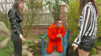 Cock On The Run: Escaped Prisoner Finds Shelter Deep Inside Two Leather Lovers' Assholes Screencap 3 on sinx.preview.netperv.com
