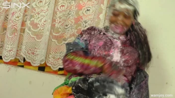 Paint Covered Cuties Are Drenched In Catfight Screencap 40 on sinx.preview.netperv.com