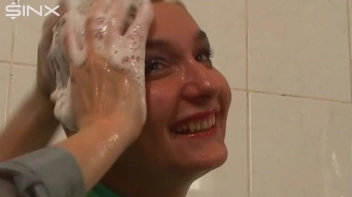 Fully Dressed Ladies Wash Their Hair Together Screencap 45 on sinx.preview.netperv.com