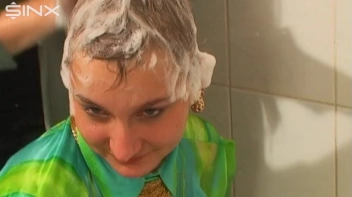 Fully Dressed Ladies Wash Their Hair Together Screencap 64 on sinx.preview.netperv.com