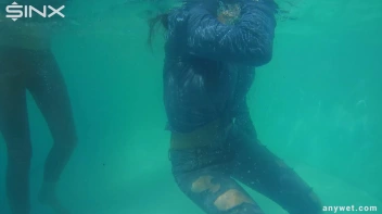 Besties Nearly Get Caught Playing In Backyard Pool! Screencap 18 on sinx.preview.netperv.com