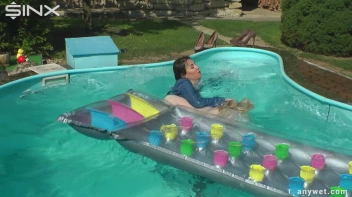 Besties Nearly Get Caught Playing In Backyard Pool! Screencap 22 on sinx.preview.netperv.com