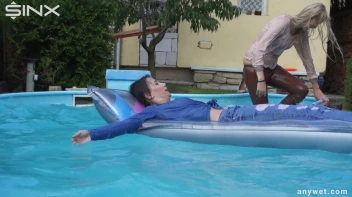 Besties Nearly Get Caught Playing In Backyard Pool! Screencap 35 on sinx.preview.netperv.com