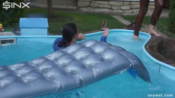 Besties Nearly Get Caught Playing In Backyard Pool! Screencap 42 on sinx.preview.netperv.com