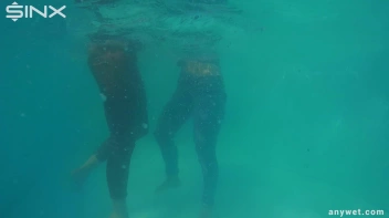 Besties Nearly Get Caught Playing In Backyard Pool! Screencap 8 on sinx.preview.netperv.com