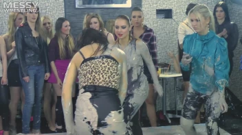 Messy Wrestling: Fashion Freaks Throw Down In The Mud - Watch Them Roar! Screencap 12 on sinx.preview.netperv.com