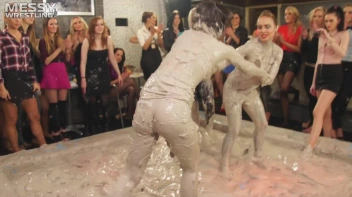 Messy Wrestling: Fashion Freaks Throw Down In The Mud - Watch Them Roar! Screencap 36 on sinx.preview.netperv.com