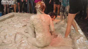 Messy Wrestling: Fashion Freaks Throw Down In The Mud - Watch Them Roar! Screencap 39 on sinx.preview.netperv.com