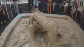 Messy Wrestling: Fashion Freaks Throw Down In The Mud - Watch Them Roar! Screencap 49 on sinx.preview.netperv.com