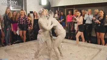 Messy Wrestling: Fashion Freaks Throw Down In The Mud - Watch Them Roar! Screencap 70 on sinx.preview.netperv.com