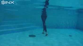 Denim Covered Blonde Takes A Dip Screencap 38 on sinx.preview.netperv.com