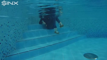 Denim Covered Blonde Takes A Dip Screencap 39 on sinx.preview.netperv.com