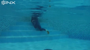 Denim Covered Blonde Takes A Dip Screencap 52 on sinx.preview.netperv.com