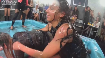 Messy Wrestling: Sloppy, Shiny, And Ready For A Dirty Showdown! 2 Audience Fights!!! Screencap 92 on sinx.preview.netperv.com