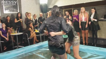 Messy Wrestling: Sloppy, Shiny, And Ready For A Dirty Showdown! 2 Audience Fights!!! Screencap 20 on sinx.preview.netperv.com