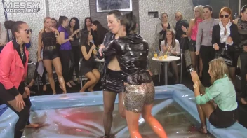 Messy Wrestling: Sloppy, Shiny, And Ready For A Dirty Showdown! 2 Audience Fights!!! Screencap 48 on sinx.preview.netperv.com