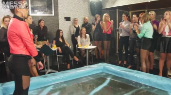 Messy Wrestling: Sloppy, Shiny, And Ready For A Dirty Showdown! 2 Audience Fights!!! Screencap 52 on sinx.preview.netperv.com