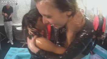 Messy Wrestling: Sloppy, Shiny, And Ready For A Dirty Showdown! 2 Audience Fights!!! Screencap 63 on sinx.preview.netperv.com