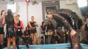 Messy Wrestling: Sloppy, Shiny, And Ready For A Dirty Showdown! 2 Audience Fights!!! Screencap 77 on sinx.preview.netperv.com