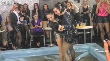 Messy Wrestling: Sloppy, Shiny, And Ready For A Dirty Showdown! 2 Audience Fights!!! Screencap 8 on sinx.preview.netperv.com