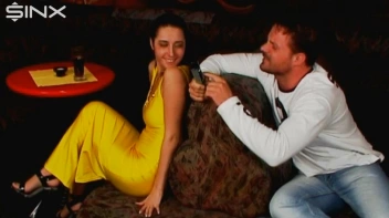 Brunette Hottie Gives Public Handjob In Club Screencap 2 on sinx.preview.netperv.com