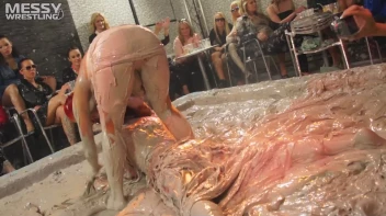 Muddy Wrestling: Fiery Redhead vs. The Old-Timer Screencap 15 on sinx.preview.netperv.com