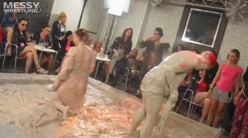 Muddy Wrestling: Fiery Redhead vs. The Old-Timer Screencap 24 on sinx.preview.netperv.com