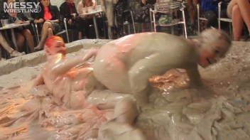 Muddy Wrestling: Fiery Redhead vs. The Old-Timer Screencap 56 on sinx.preview.netperv.com