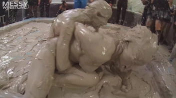Messy Wrestling: Mud Madness!  No Stopping Till Fully Covered In Slop! Screencap 89 on sinx.preview.netperv.com