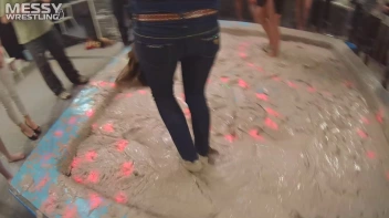Messy Wrestling: Mud Madness!  No Stopping Till Fully Covered In Slop! Screencap 9 on sinx.preview.netperv.com