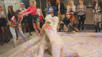 Messy Wrestling: Mud Madness!  No Stopping Till Fully Covered In Slop! Screencap 31 on sinx.preview.netperv.com