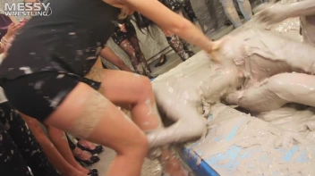 Messy Wrestling: Mud Madness!  No Stopping Till Fully Covered In Slop! Screencap 46 on sinx.preview.netperv.com