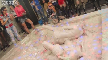 Messy Wrestling: Mud Madness!  No Stopping Till Fully Covered In Slop! Screencap 47 on sinx.preview.netperv.com