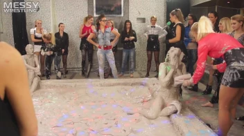 Messy Wrestling: Mud Madness!  No Stopping Till Fully Covered In Slop! Screencap 66 on sinx.preview.netperv.com