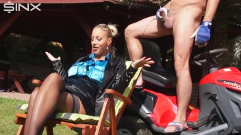 Hot Blonde Shower In Piss By Gardener Screencap 27 on sinx.preview.netperv.com