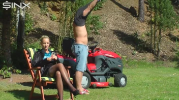 Hot Blonde Shower In Piss By Gardener Screencap 5 on sinx.preview.netperv.com