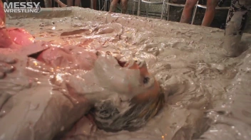 Muddy Wrestling Special: 2 Amateur Battles - Audience vs. Audience Screencap 17 on sinx.preview.netperv.com