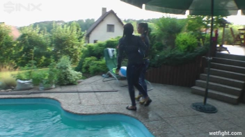 Three wild girls in pool cat fight Screencap 52 on sinx.preview.netperv.com