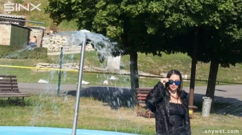 Raven Haired Hottie Soaks Herself At Waterpark Screencap 20 on sinx.preview.netperv.com