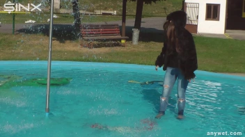 Raven Haired Hottie Soaks Herself At Waterpark Screencap 3 on sinx.preview.netperv.com