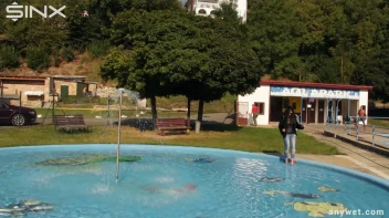 Raven Haired Hottie Soaks Herself At Waterpark Screencap 1 on sinx.preview.netperv.com