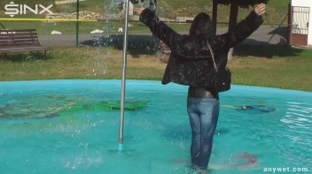 Raven Haired Hottie Soaks Herself At Waterpark Screencap 10 on sinx.preview.netperv.com