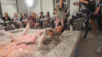 Mud Wrestling: Sisters Go Head To Toe Slop-Fest! Screencap 28 on sinx.preview.netperv.com