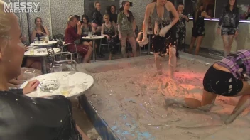 Mud Wrestling: Sisters Go Head To Toe Slop-Fest! Screencap 7 on sinx.preview.netperv.com