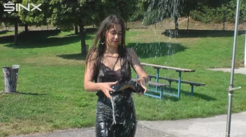 Gorgeous Girls Get Wet And Messy In The Park Screencap 108 on sinx.preview.netperv.com