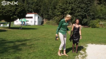 Gorgeous Girls Get Wet And Messy In The Park Screencap 37 on sinx.preview.netperv.com