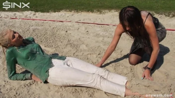 Gorgeous Girls Get Wet And Messy In The Park Screencap 68 on sinx.preview.netperv.com