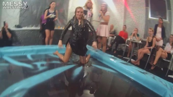 Making The Most Of The Mess As They Romp, Stomp, and Slop It Up In The Oil! 2 Audience Fights!! Screencap 46 on sinx.preview.netperv.com